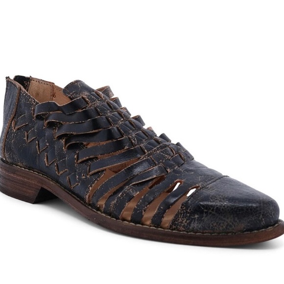 NWT Bed Stu Las Cruces Huarache Woven Pointed Toe SZ 6 - Picture 1 of 8